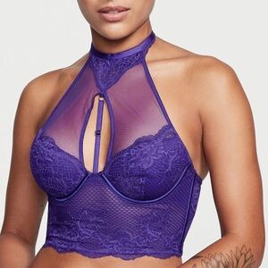 NWT Victoria’s Secret Very Sexy High-Neck Lace Corset Top